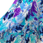 Y2K Whimsicore Abstract Watercolour Print Fit & Flare Mini Dress