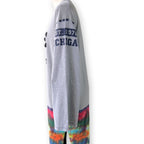 Conner Ives Forever Reconstituted Patchwork Long Sleeve T-Shirt Dress