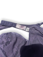 Vintage Y2K 2003 Victoria’s Secret Lavender Sheer Lace Babydoll Top M