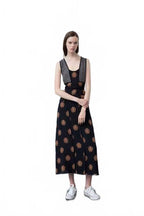 A.L.C. Resort 2016 Silk Crepe de Chine Midi Dress Black Medallion Print AU 10