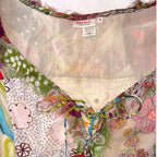 Vintage Miss Sixty Italy patchwork print bohemian dress